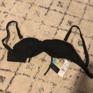 Black bikini top